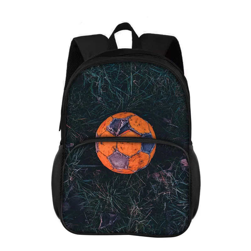 Soccer round front bag backpack, new sports style youth football print best partner for male and female students going to school
Soccer round front bag backpack, new sports style youth football print best partner for male and female students going to school