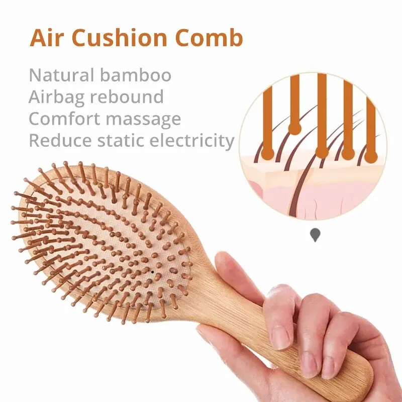 1Pc Bamboo Material Children's Bamboo Comb Baby Massage Air Bag Comb Care Air Cushion Comb
1Pc Bamboo Material Children's Bamboo Comb Baby Massage Air Bag Comb Care Air Cushion Comb