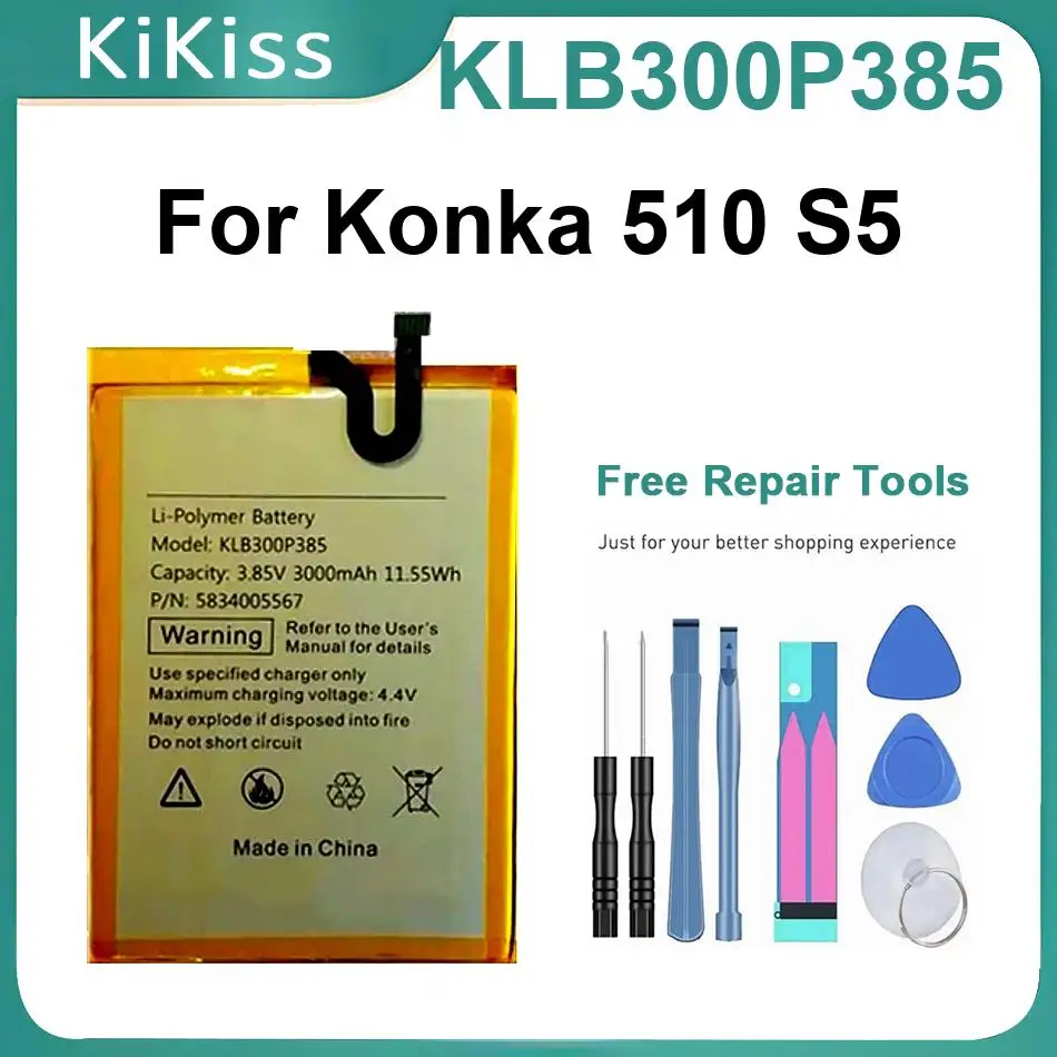 Аккумулятор для мобильного телефона KLB300P385 для Konka 510 S5, сменные батареи
Аккумулятор для мобильного телефона KLB300P385 для Konka 510 S5, сменные батареи