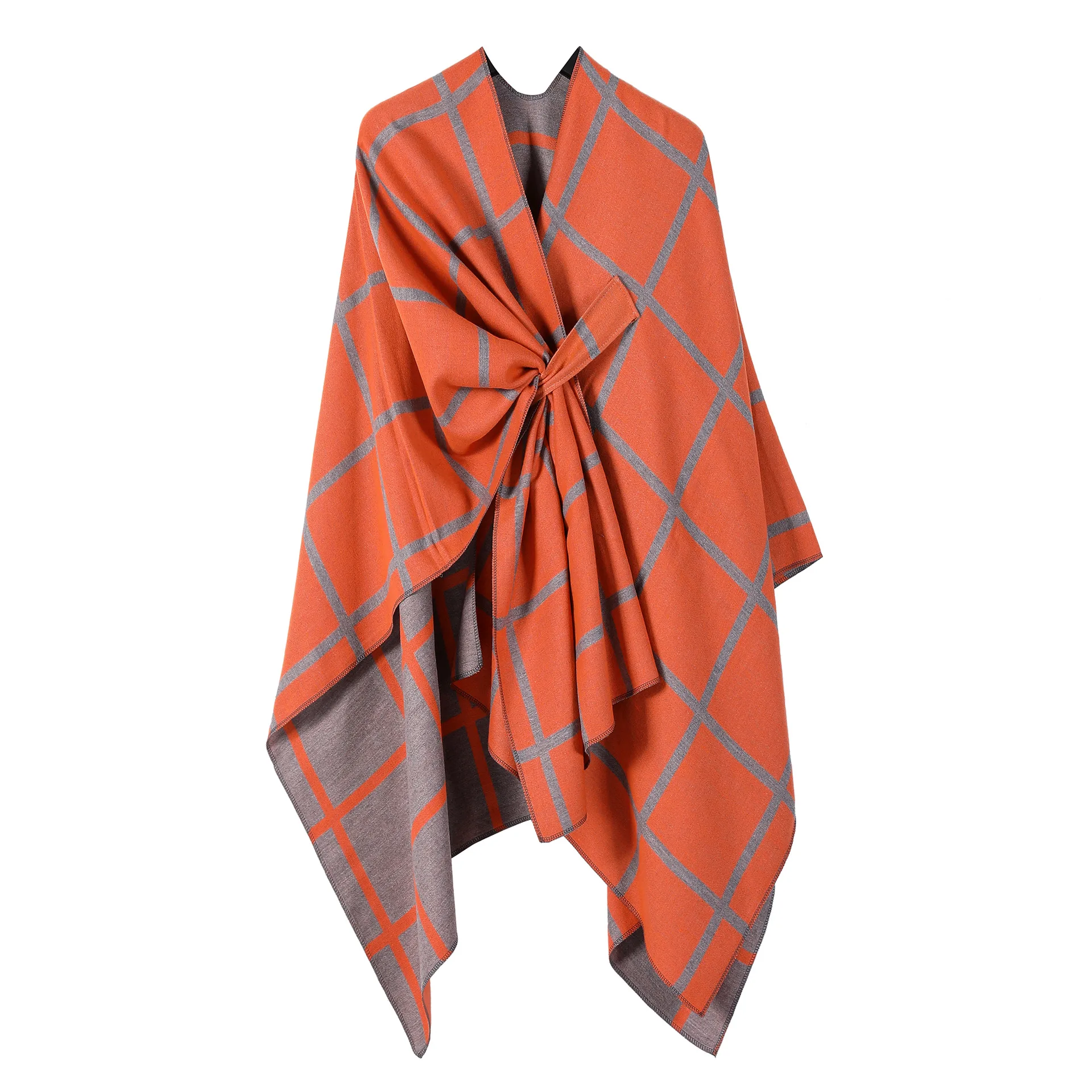Autumn Winter New Cape Knitted Cardigan Irregular Capes Ponchos Women Capes Coffee Cloak
Autumn Winter New Cape Knitted Cardigan Irregular Capes Ponchos Women Capes Coffee Cloak