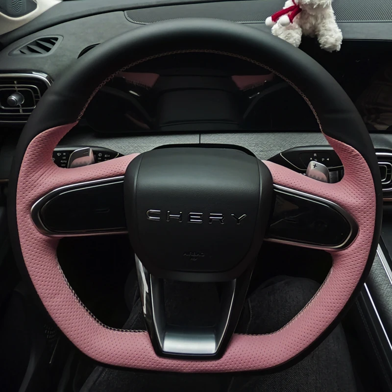 DIY Hand Sewing Car Steering Wheel Cover for Chery Tiggo 8 Plus Arrizo 5 Plus 7g X5 Xa5 Car Genuine Leather Interior Accessories
DIY Hand Sewing Car Steering Wheel Cover for Chery Tiggo 8 Plus Arrizo 5 Plus 7g X5 Xa5 Car Genuine Leather Interior Accessories