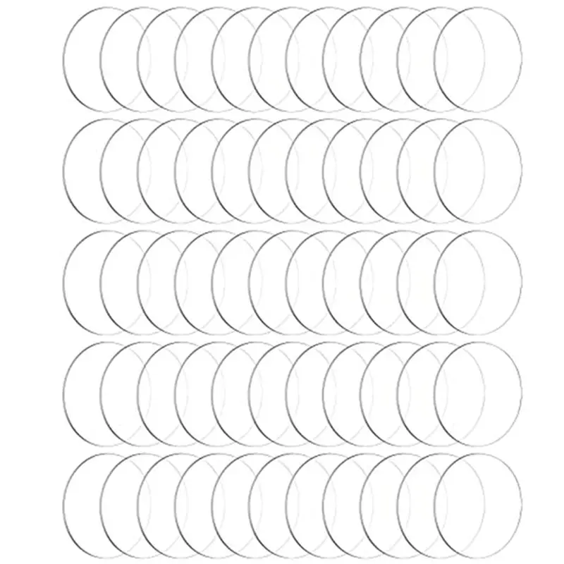ABJI-60 Pieces Transparent Acrylic Circle Discs Thick Round Acrylic Sheets Acrylic Circle Disc Ornament Blanks (3 Inch)
ABJI-60 Pieces Transparent Acrylic Circle Discs Thick Round Acrylic Sheets Acrylic Circle Disc Ornament Blanks (3 Inch)