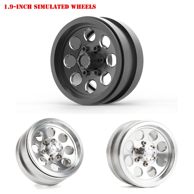 Simulation Wheel Hub 1.9 Inch Metal Aluminum Alloy for 1/10 RC Crawler Car Traxxas TRX4 Defender Bronco AXIAL SCX10 RC4WD D90
Simulation Wheel Hub 1.9 Inch Metal Aluminum Alloy for 1/10 RC Crawler Car Traxxas TRX4 Defender Bronco AXIAL SCX10 RC4WD D90