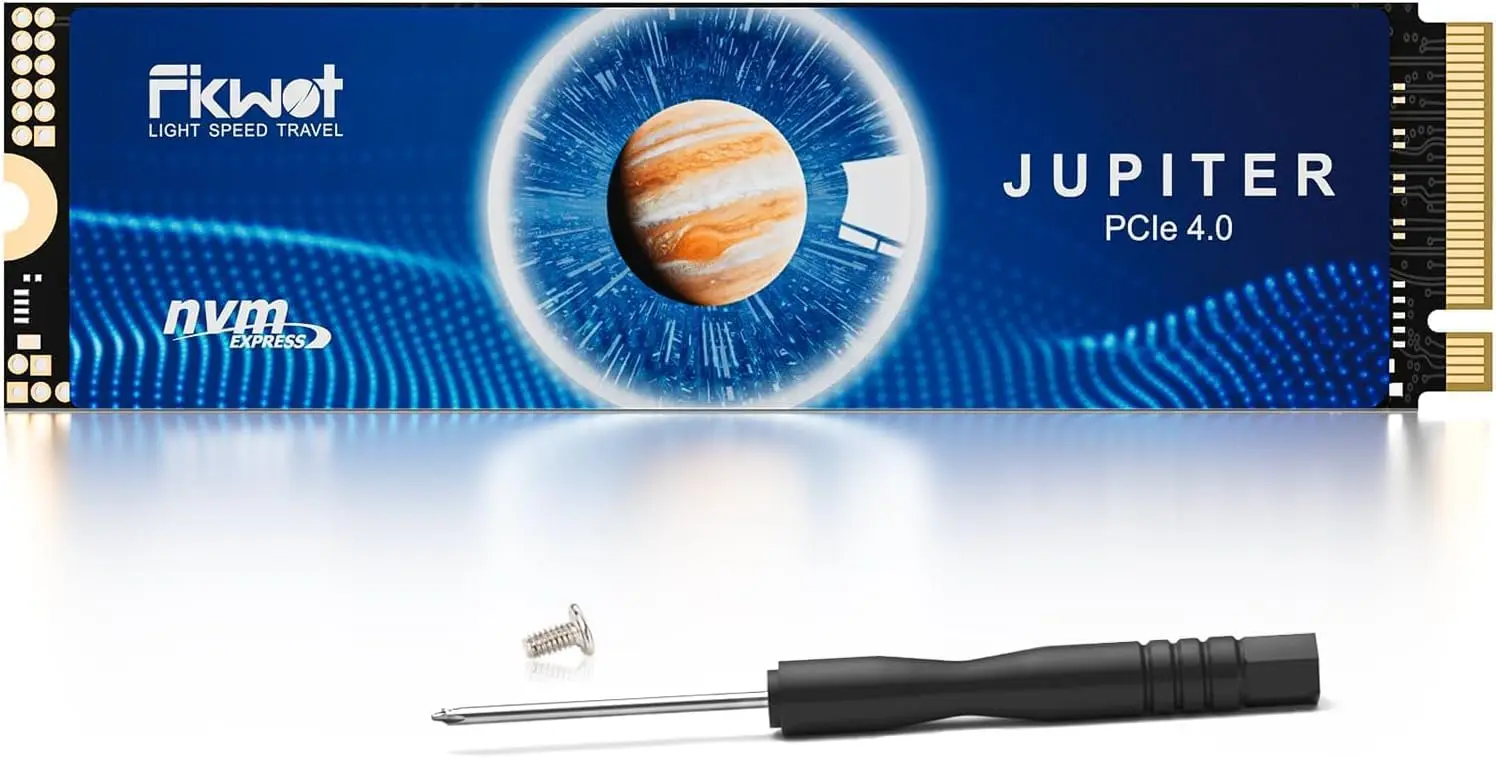 1TB M.2 SSD PCIe Gen 4x4 NVMe, Speeds up to 4800MB/s, Dynamic SLC Cache, Compatible with PS5
1TB M.2 SSD PCIe Gen 4x4 NVMe, Speeds up to 4800MB/s, Dynamic SLC Cache, Compatible with PS5