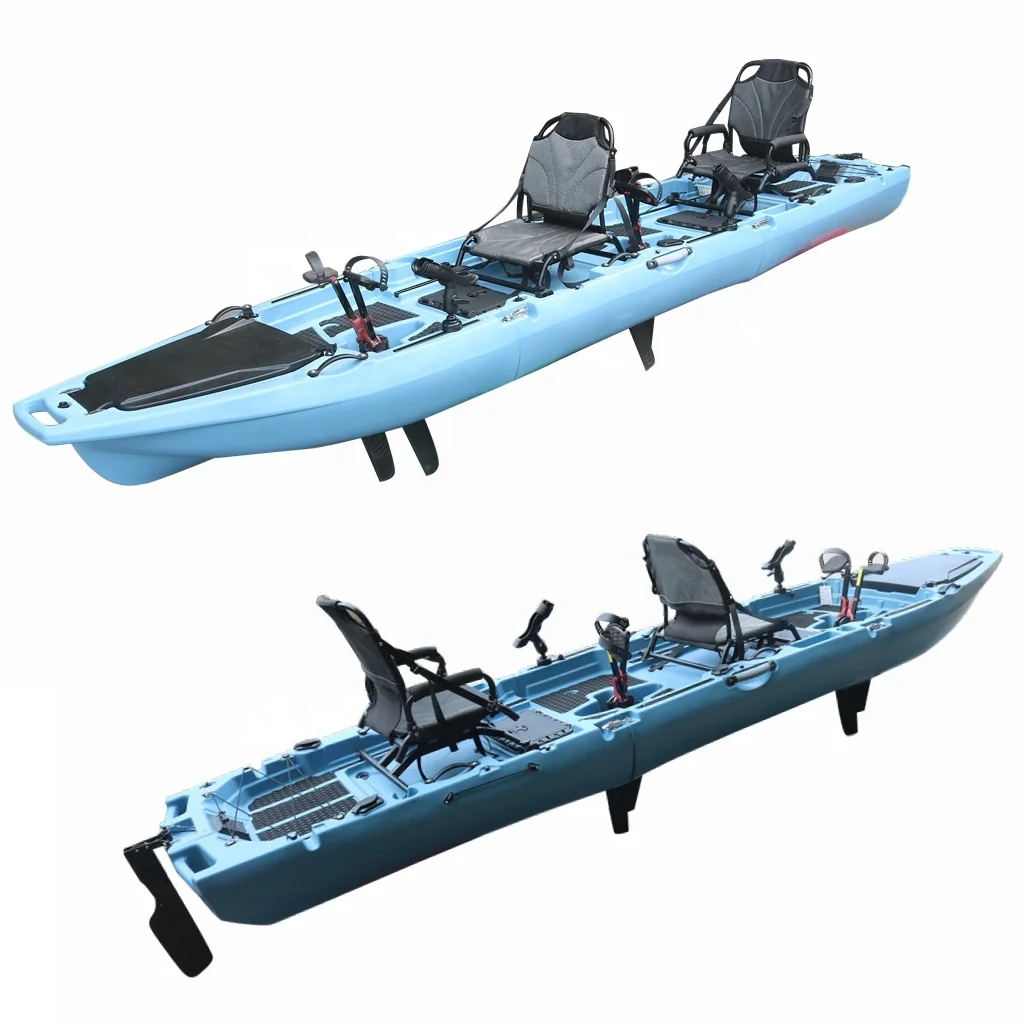 Vicking 2-Person 4.2m Detachable Pedal Kayak Canoe HDPE Hull With Trolling Motor For Sport Fishing In Lakes And Rivers
Vicking 2-Person 4.2m Detachable Pedal Kayak Canoe HDPE Hull With Trolling Motor For Sport Fishing In Lakes And Rivers