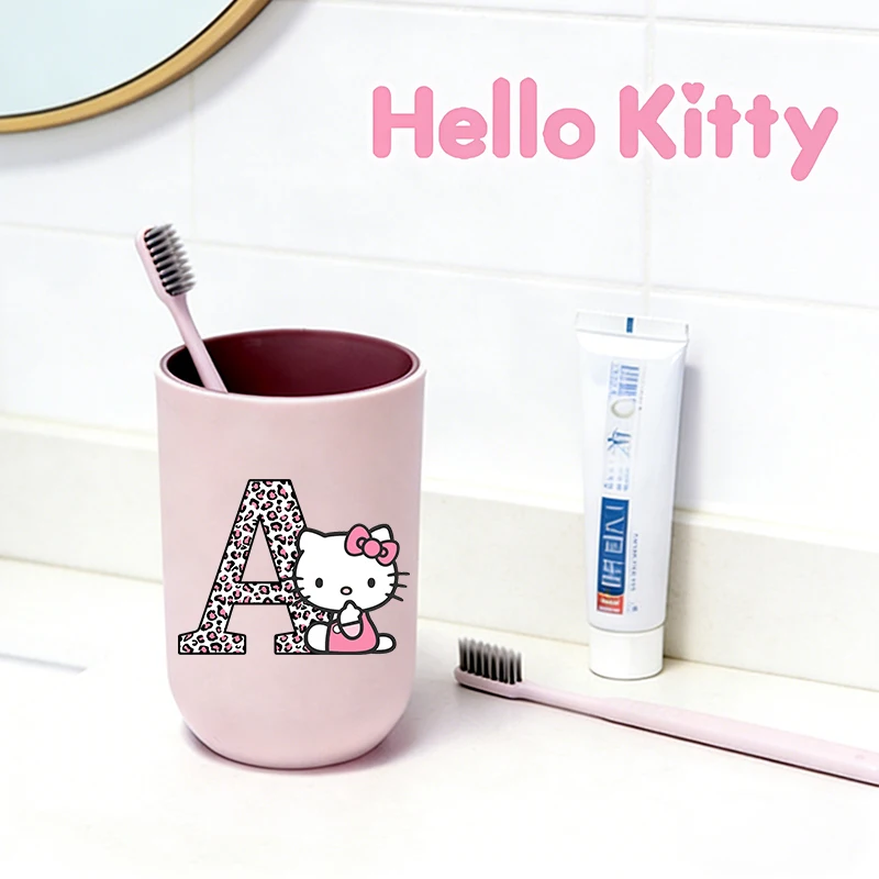 HelloKitty Woman Water Cup Sanrio KT Cat Toothbrush Cup Cartoon A-Z Letter Print Mouthwash Cup Female Cute Water Cups Home Gift
HelloKitty Woman Water Cup Sanrio KT Cat Toothbrush Cup Cartoon A-Z Letter Print Mouthwash Cup Female Cute Water Cups Home Gift