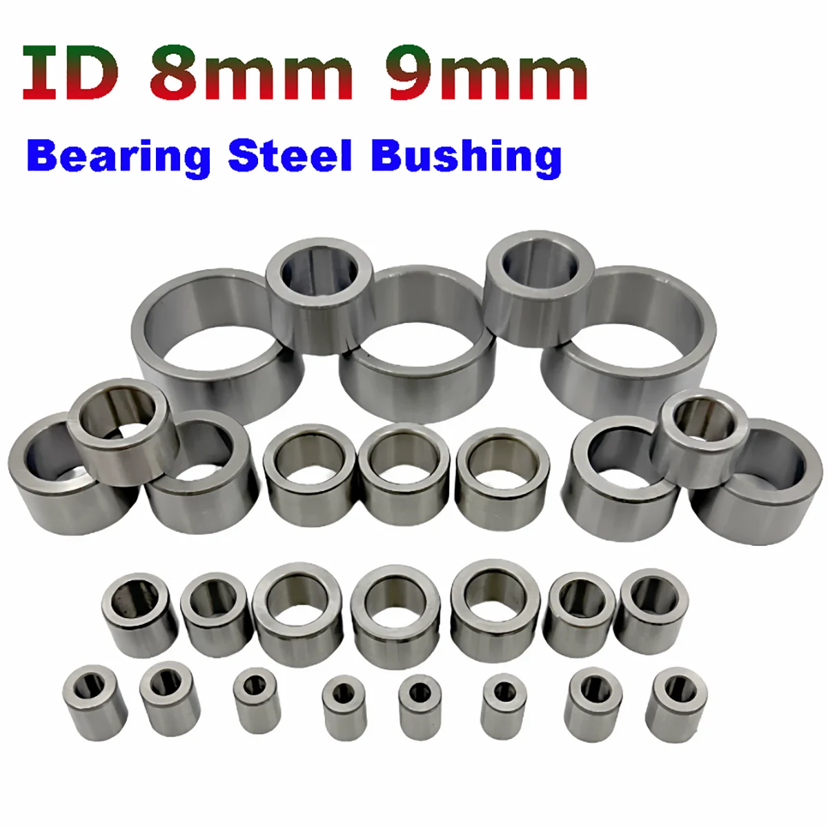 1/5pcs ID 8mm 9mm GCR15 Bearing Steel Bushing Round Hollow Unthreaded Stand-off Spacers Wear Resistant Guide Sleeve L=2-30mm
1/5pcs ID 8mm 9mm GCR15 Bearing Steel Bushing Round Hollow Unthreaded Stand-off Spacers Wear Resistant Guide Sleeve L=2-30mm