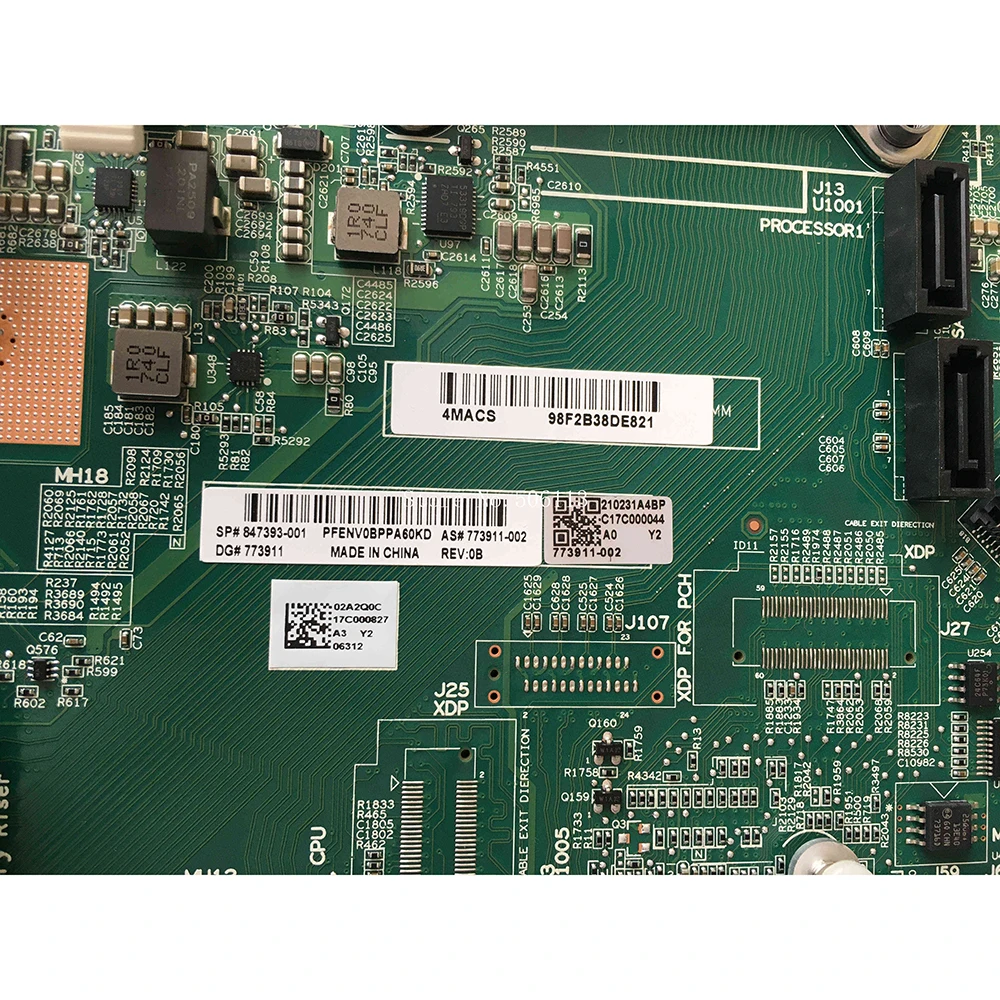 Workstation Motherboard For HP DL60 DL80 G9 847393-001 773911-002 Work Good
Workstation Motherboard For HP DL60 DL80 G9 847393-001 773911-002 Work Good