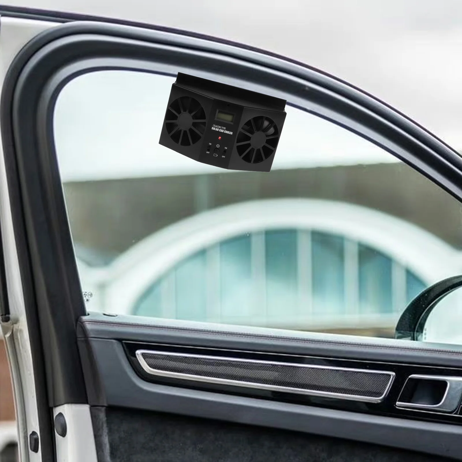 Solar Powered Car Window Exhaust Fan Dual Outlet Efficient Cooling Ventilation Car Cooling Accessories Vehicle Supply
Solar Powered Car Window Exhaust Fan Dual Outlet Efficient Cooling Ventilation Car Cooling Accessories Vehicle Supply