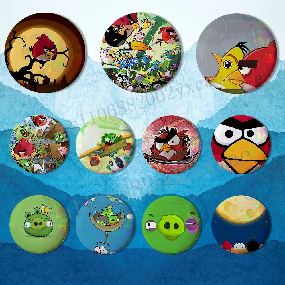 Happy Angry cute Birds Badges Badges On Backpack Jacket Cartoon Round Brooches Acrylic Button Pins Collection Gifts
Happy Angry cute Birds Badges Badges On Backpack Jacket Cartoon Round Brooches Acrylic Button Pins Collection Gifts