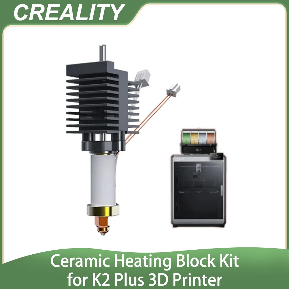 Creality 3D Printer Parts Original K2 Plus Ceramic Heating Block Kit 350°C High Temperature Resistance Ceramic Heater Block Kits
Creality 3D Printer Parts Original K2 Plus Ceramic Heating Block Kit 350°C High Temperature Resistance Ceramic Heater Block Kits
