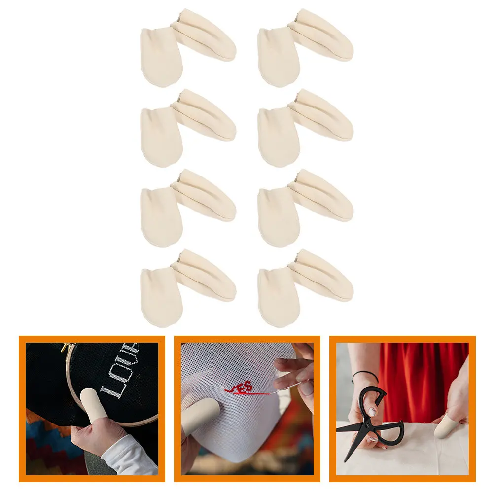 8Pairs Finger Protective Covers Thimble for Sewing DIY Crafts Hand Quilting Needle Felting Knitting Finger Guard Tools
8Pairs Finger Protective Covers Thimble for Sewing DIY Crafts Hand Quilting Needle Felting Knitting Finger Guard Tools