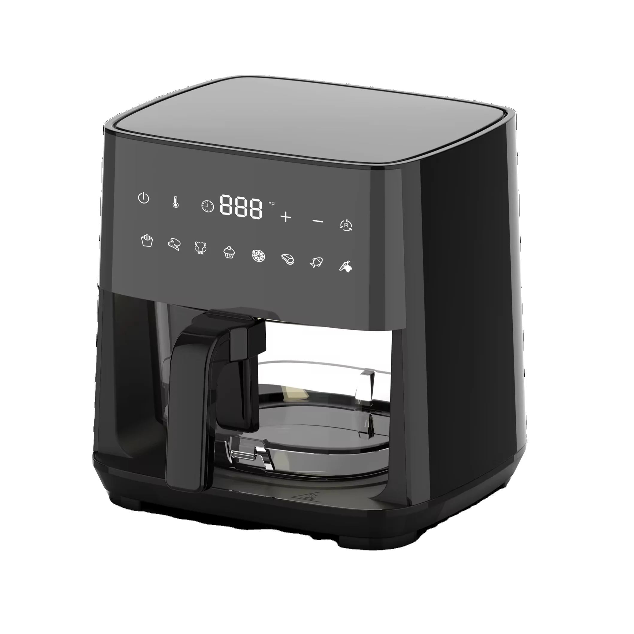 High Quality Small Viewing Window 4L Touch Screen Glass Sliver Crest Fryers Visual Air Fryer
High Quality Small Viewing Window 4L Touch Screen Glass Sliver Crest Fryers Visual Air Fryer