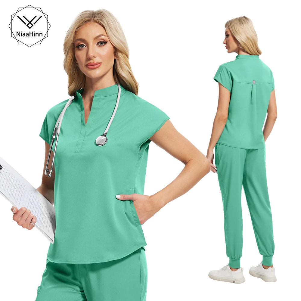 Niaahinn Medical Uniform Women Scrub Sets Nursing Articles Health Service Uniforms Medical Scrubs Wholesale Beauty Salon Uniform
Niaahinn Medical Uniform Women Scrub Sets Nursing Articles Health Service Uniforms Medical Scrubs Wholesale Beauty Salon Uniform