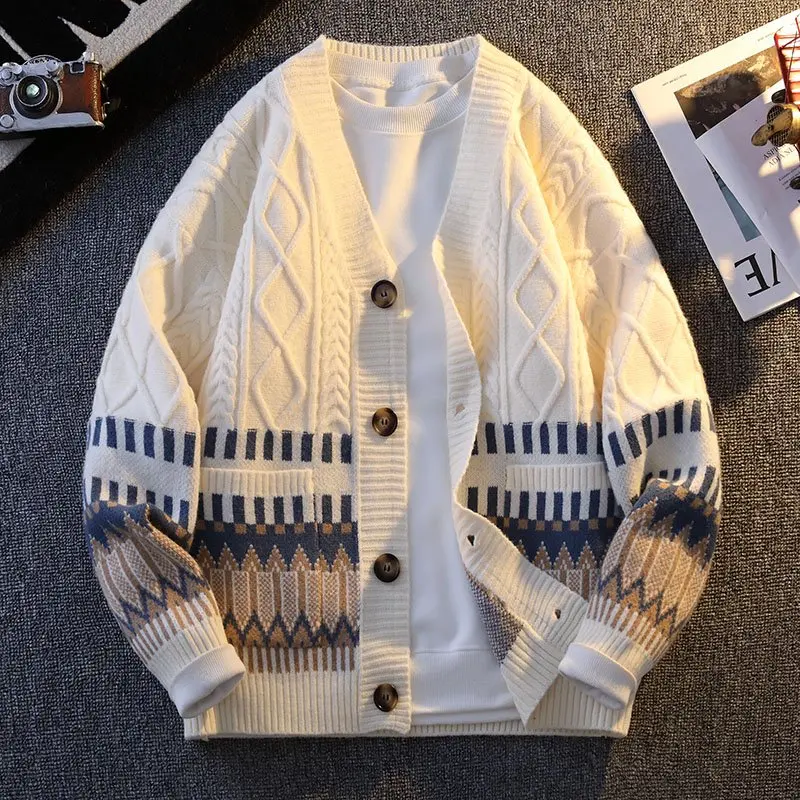 2026 Spring/Summer New Style Fashion-able Versatile Knitted Cardigan Men's Sweater Jacket
2026 Spring/Summer New Style Fashion-able Versatile Knitted Cardigan Men's Sweater Jacket