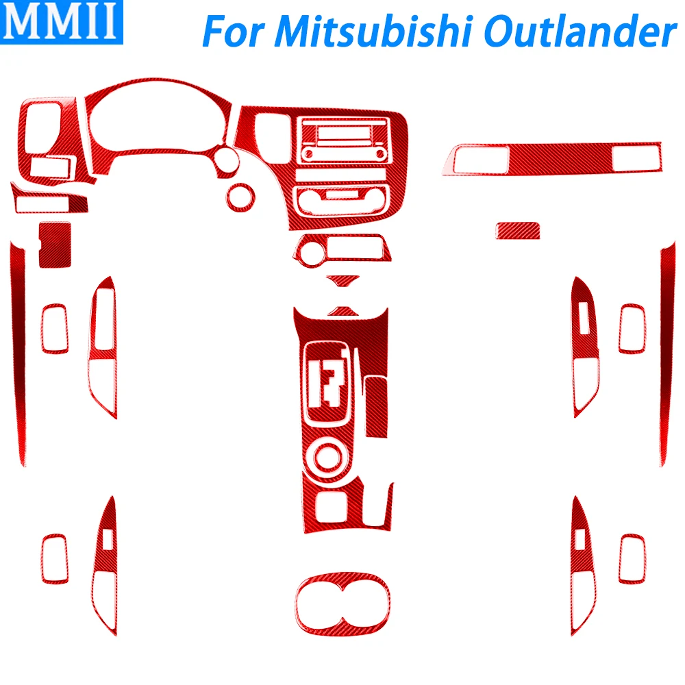 For Mitsubishi Outlander 2014-2016 Red Carbon Fiber Center Console Gear Shift Air Vent Trim Set Car Interior Accessories Sticker
For Mitsubishi Outlander 2014-2016 Red Carbon Fiber Center Console Gear Shift Air Vent Trim Set Car Interior Accessories Sticker