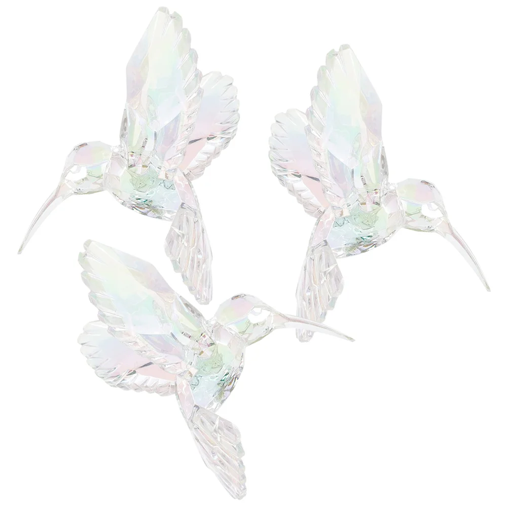 3 Pcs Beautiful Ornament Acrylic Hummingbird Suncatcher Birds Decor Feeder Ceiling Transparent Hanging Chirping
3 Pcs Beautiful Ornament Acrylic Hummingbird Suncatcher Birds Decor Feeder Ceiling Transparent Hanging Chirping