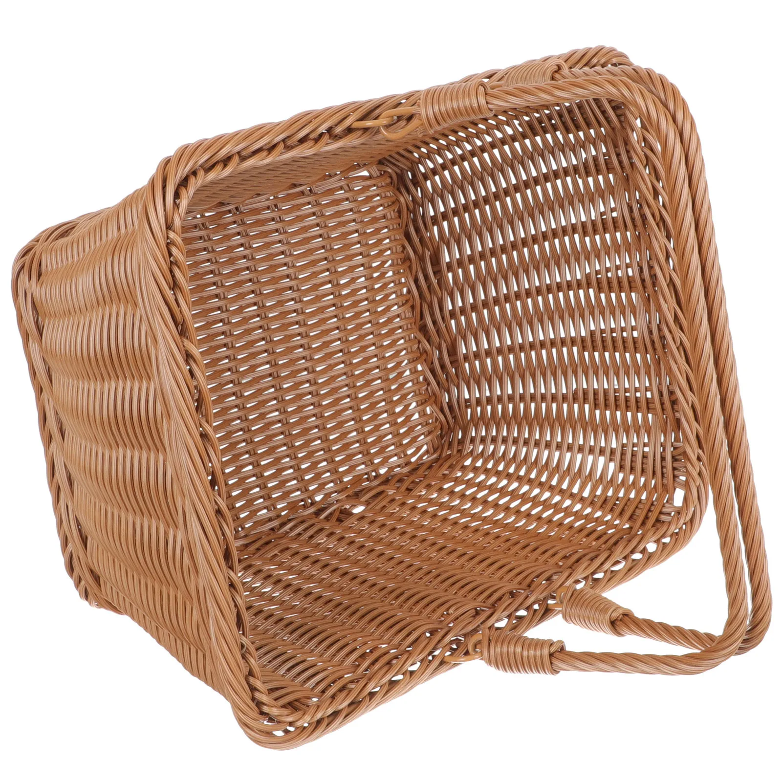 Handheld Woven Basket Sturdy Natural Grain Storage Basket Multi-Purpose Fruit Vegetable Snack Kitchen Picnic Decorative
Handheld Woven Basket Sturdy Natural Grain Storage Basket Multi-Purpose Fruit Vegetable Snack Kitchen Picnic Decorative