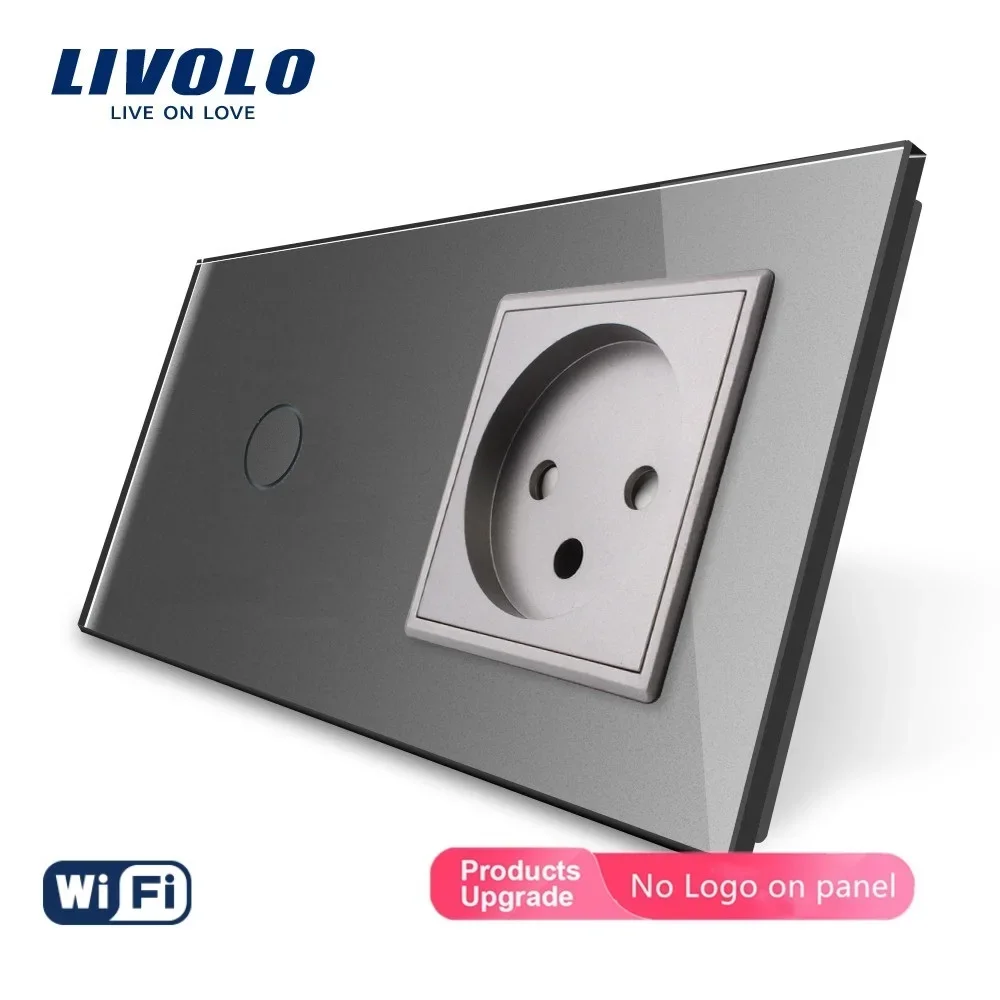 Стандартный Wi-Fi-переключатель Livolo EU и настенная вилка из Израиля, панель из хрустального стекла переменного тока 220 ~ 250 В, 16 А для Alexa Google Smart Home Life
Стандартный Wi-Fi-переключатель Livolo EU и настенная вилка из Израиля, панель из хрустального стекла переменного тока 220 ~ 250 В, 16 А для Alexa Google Smart Home Life