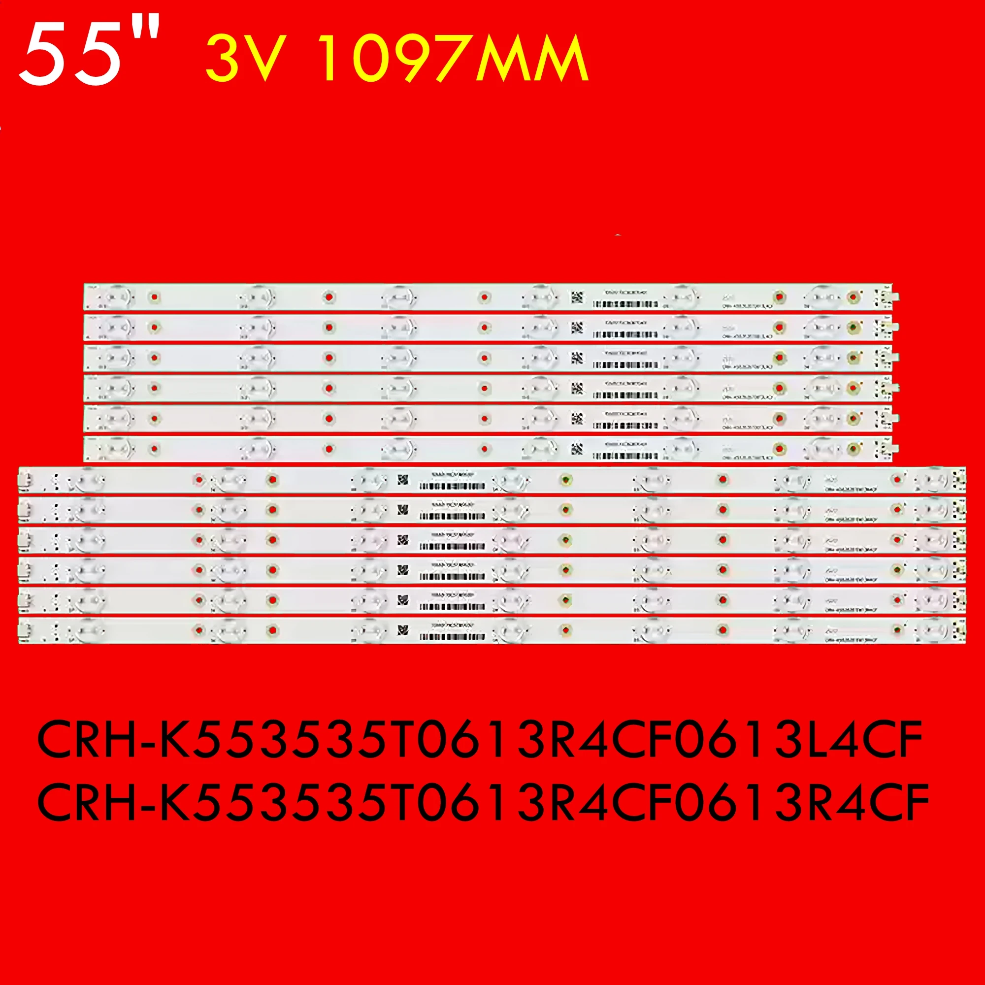 Светодиодная лента для LS55A31 55A5M 55U2S 55U2000 55S670 LED55C8I 55CE1168SR3 CN55GK720 CRH-K 553535 T0613R4CF CRH-K 553535 T0613L4CF-REV1.0
Светодиодная лента для LS55A31 55A5M 55U2S 55U2000 55S670 LED55C8I 55CE1168SR3 CN55GK720 CRH-K 553535 T0613R4CF CRH-K 553535 T0613L4CF-REV1.0