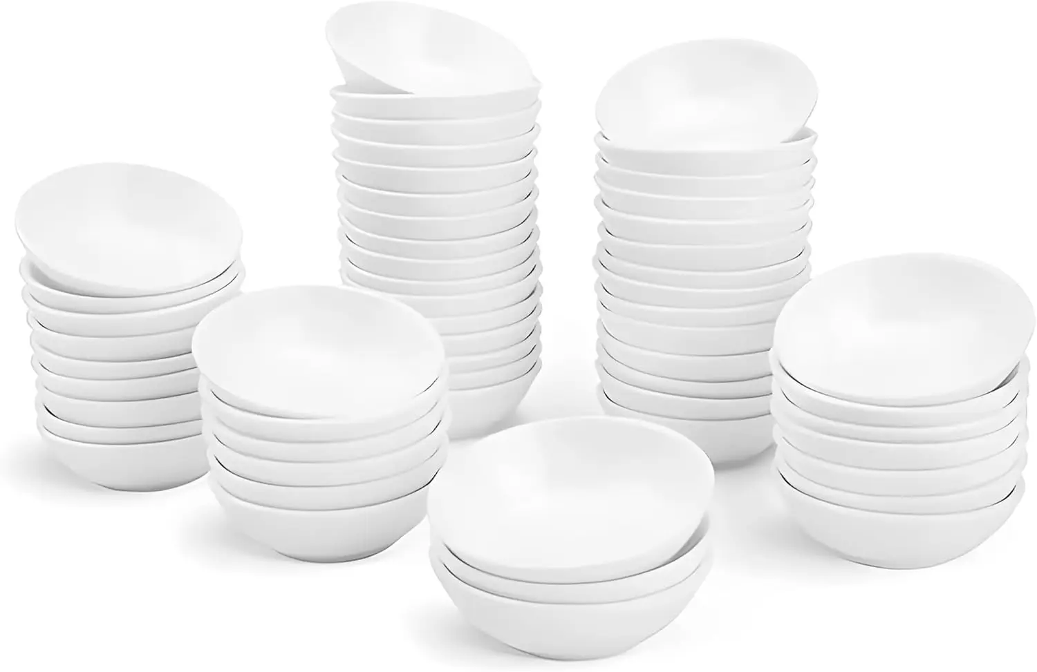 55-Pack Ceramic Dipping Bowls, 3-Inch Sauce Dishes for Sushi, BBQ, and Condiments
55-Pack Ceramic Dipping Bowls, 3-Inch Sauce Dishes for Sushi, BBQ, and Condiments