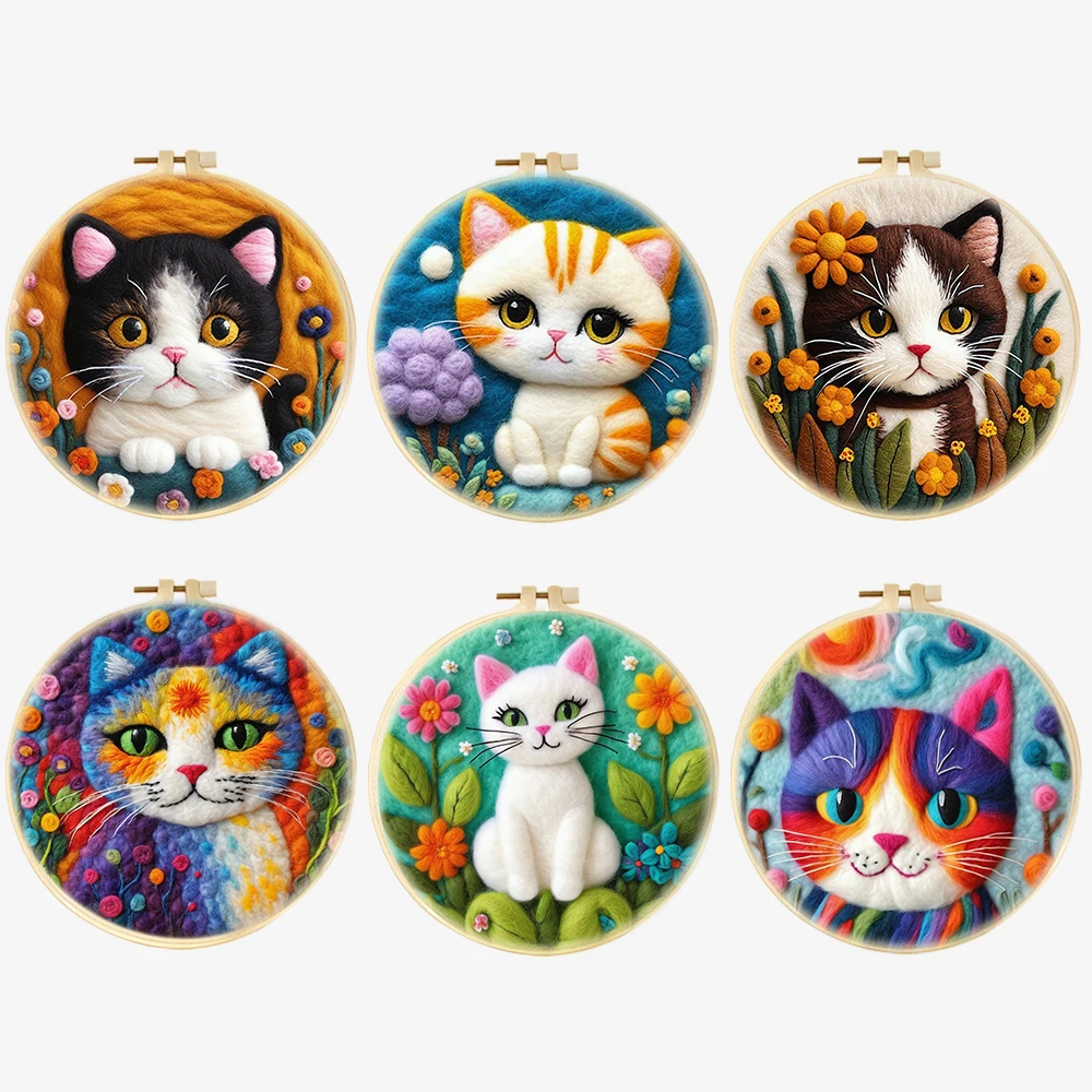 CHENISTORY Wool Felting Starter Kit Cat Diy Crafts For Adults Needles Felting Kit Wool Needle Felt Painting Animals Home Decor
CHENISTORY Wool Felting Starter Kit Cat Diy Crafts For Adults Needles Felting Kit Wool Needle Felt Painting Animals Home Decor