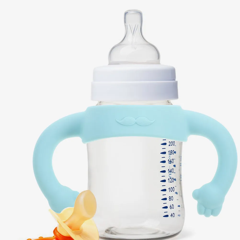 2pcs Silicone Baby Bottle Handle Soft Safe Material For Toddler Feeding Bottle Grip Practical Use Baby Feeding
2pcs Silicone Baby Bottle Handle Soft Safe Material For Toddler Feeding Bottle Grip Practical Use Baby Feeding