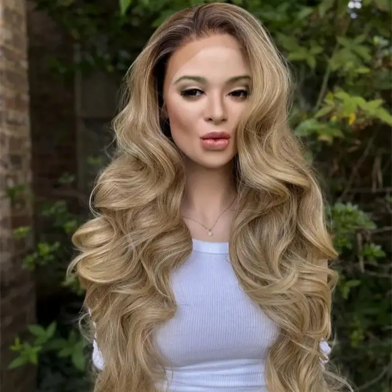 13x4 подстаненный пшеничный блондин, мелирование, синтетический парик спереди, термостойкий, естественный вид, объемная волна с темными корнями, 30 дюймов
13x4 подстаненный пшеничный блондин, мелирование, синтетический парик спереди, термостойкий, естественный вид, объемная волна с темными корнями, 30 дюймов