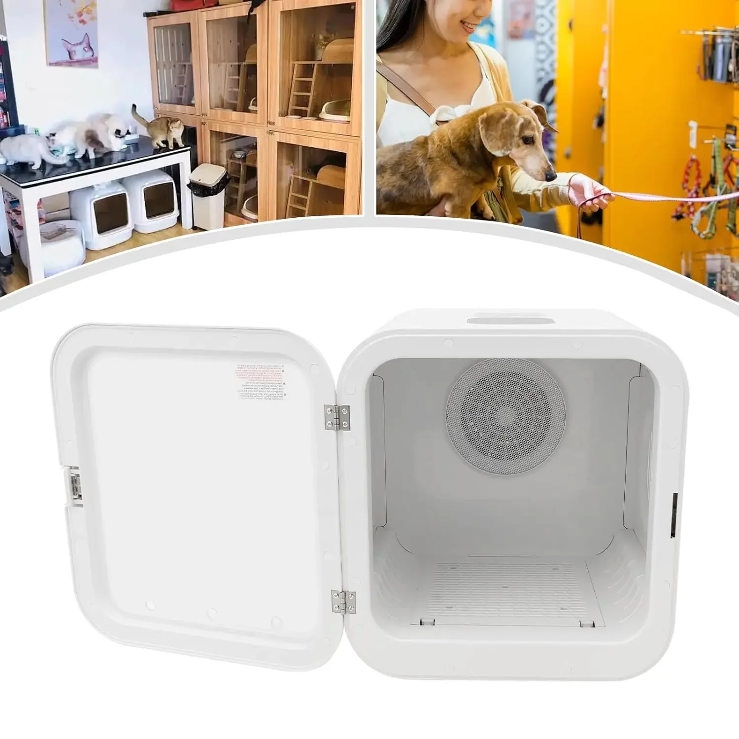 62L Pet Dryer Box, Adjustable Temp & Time, 35dB Low Noise Cat Dog Drying Cage for Home & Salon Use, Custom
62L Pet Dryer Box, Adjustable Temp & Time, 35dB Low Noise Cat Dog Drying Cage for Home & Salon Use, Custom