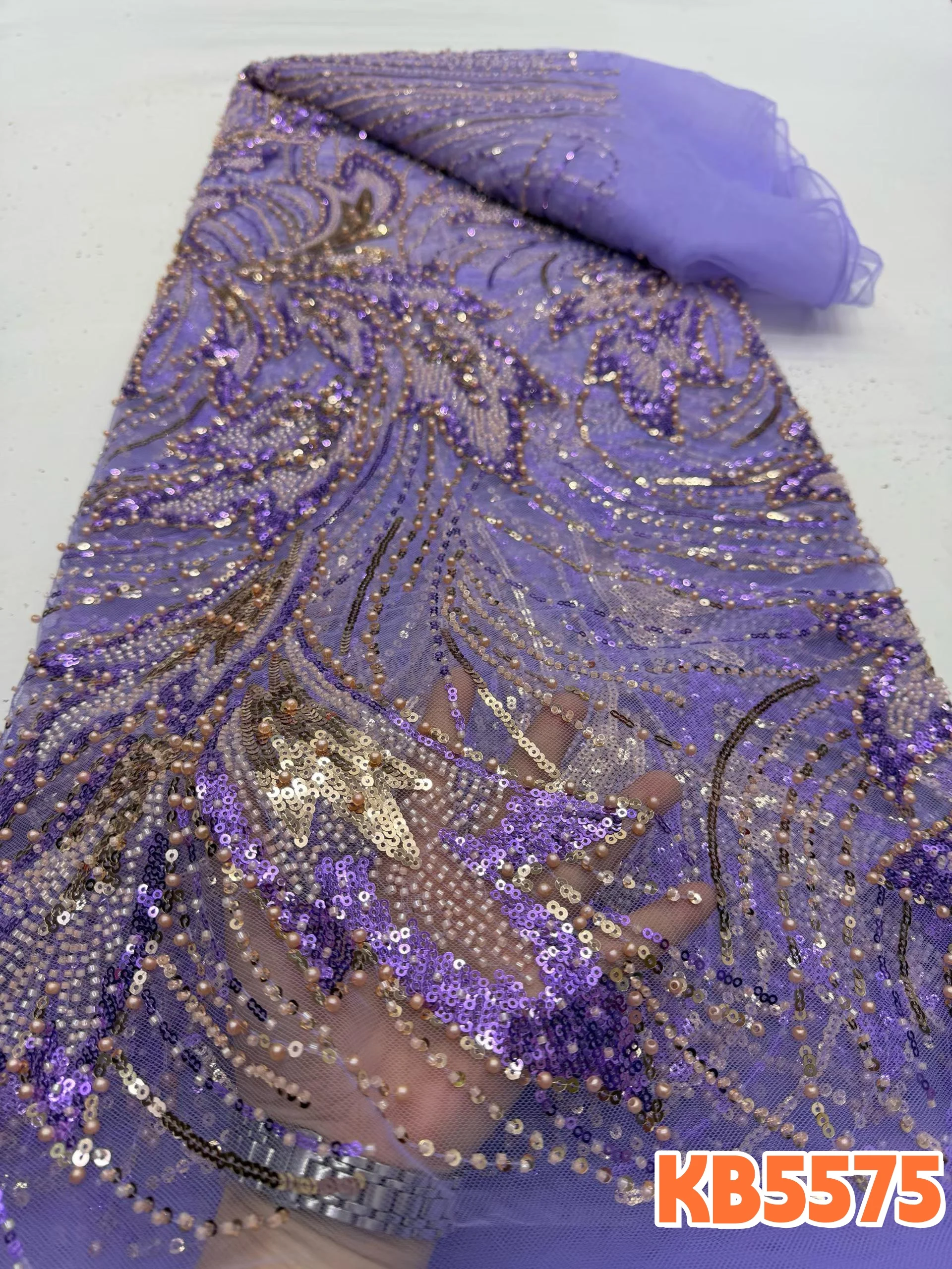 YALISI 5 Yards Sequence Lace Fabric Gold Beaded Tulle Lace Fabric Embroidered Sequins Lace African Fabric For Sewing KB5575
YALISI 5 Yards Sequence Lace Fabric Gold Beaded Tulle Lace Fabric Embroidered Sequins Lace African Fabric For Sewing KB5575