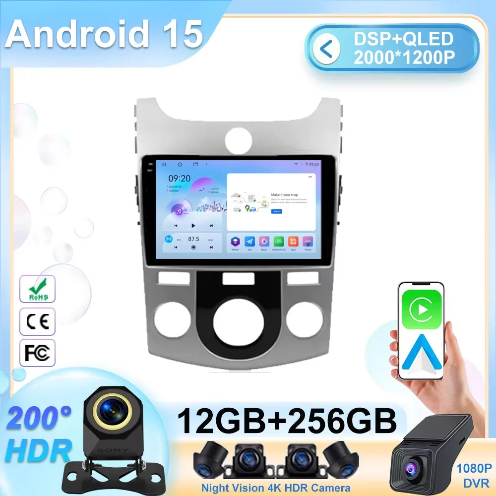 For Kia Cerato 2 TD 2008 - 2013 Android 15 CPU HDR QLED Radio stereo Head Unit Multimedia GPs Dash Navigation Player No 2din DVD
For Kia Cerato 2 TD 2008 - 2013 Android 15 CPU HDR QLED Radio stereo Head Unit Multimedia GPs Dash Navigation Player No 2din DVD