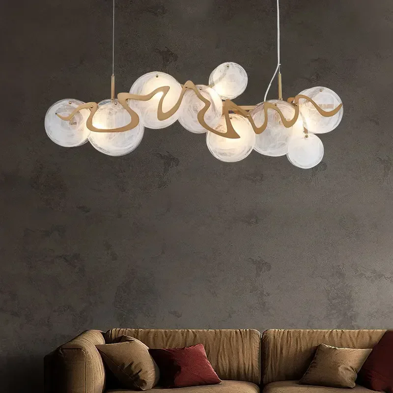 Dining Room Luxury Straight E14 Led Pendant Light Modern Gray / White Glass Lustre Gold Iron Led Pendant LampLuminarias Lighting
Dining Room Luxury Straight E14 Led Pendant Light Modern Gray / White Glass Lustre Gold Iron Led Pendant LampLuminarias Lighting