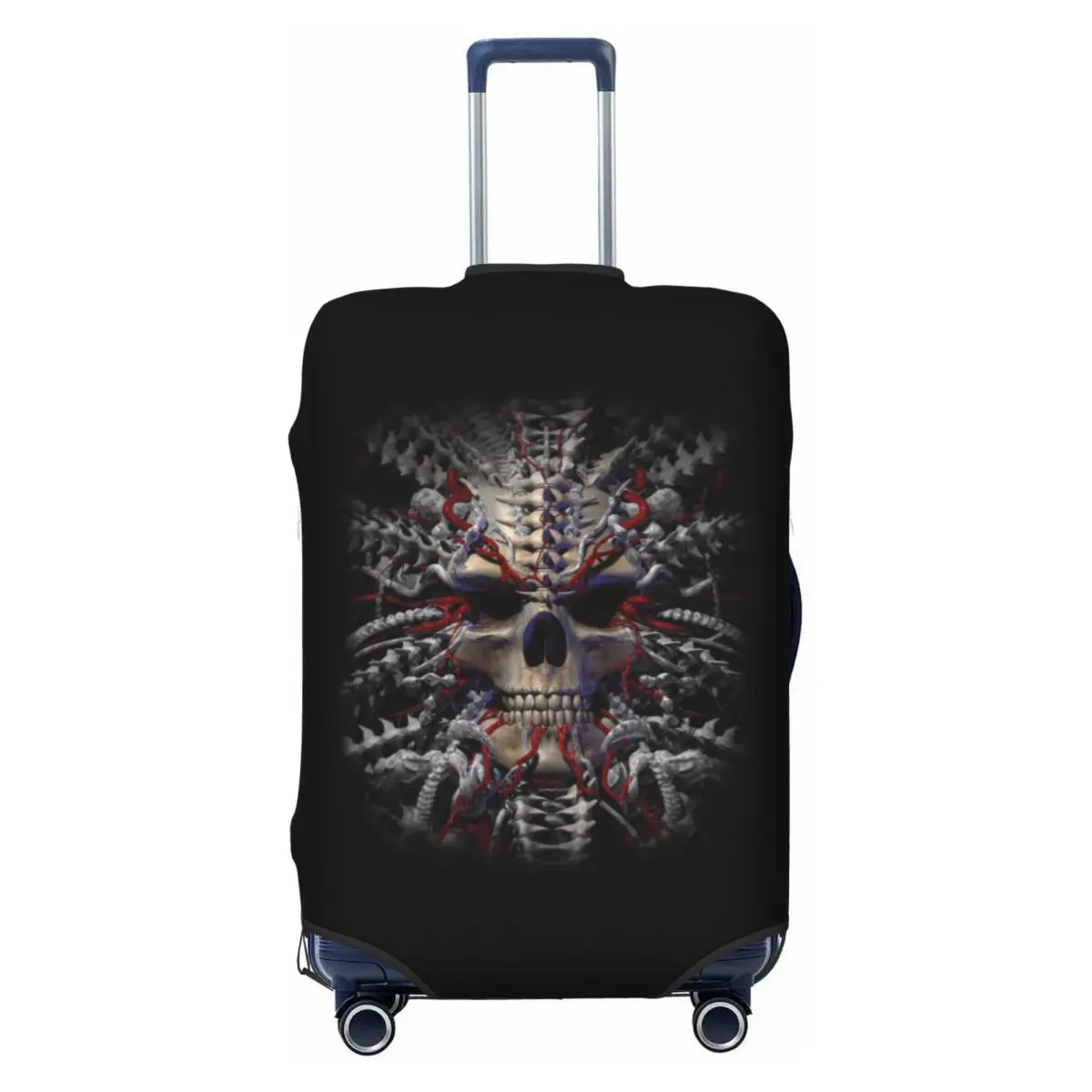 Custom Horror Gothic Skeleton Death Skull Luggage Cover Funny Suitcase Protector Covers Suit For 18-32 inch
Custom Horror Gothic Skeleton Death Skull Luggage Cover Funny Suitcase Protector Covers Suit For 18-32 inch