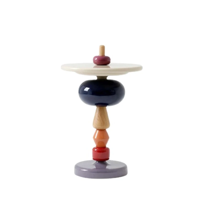 Ultra-modern wooden side table Pillars stacked with colorful balls Creative and beautiful for living room and study
Ultra-modern wooden side table Pillars stacked with colorful balls Creative and beautiful for living room and study