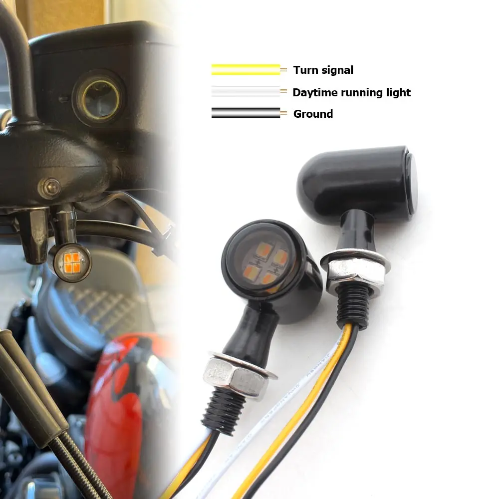 Motorcycle Accessories 2Pcs 8mm 12V Led Turn Signal Lights For Dirt Bike Street Bike Honda Suzuki Kawasaki Yamaha Universal Part
Motorcycle Accessories 2Pcs 8mm 12V Led Turn Signal Lights For Dirt Bike Street Bike Honda Suzuki Kawasaki Yamaha Universal Part