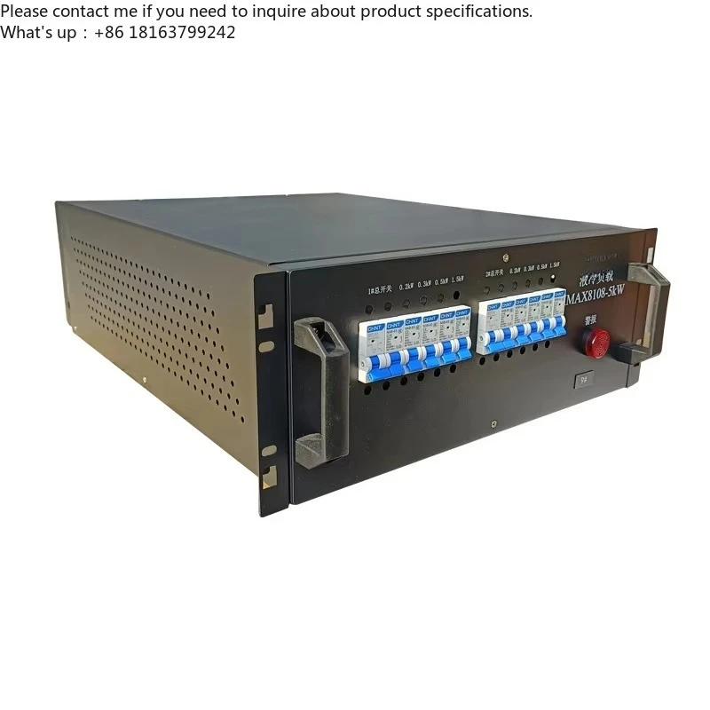 Data Center Test Dedicated Immersion Liquid Cooling Load Bank 2KW-20KW Rack-Mounted Water Cooling Load Bank