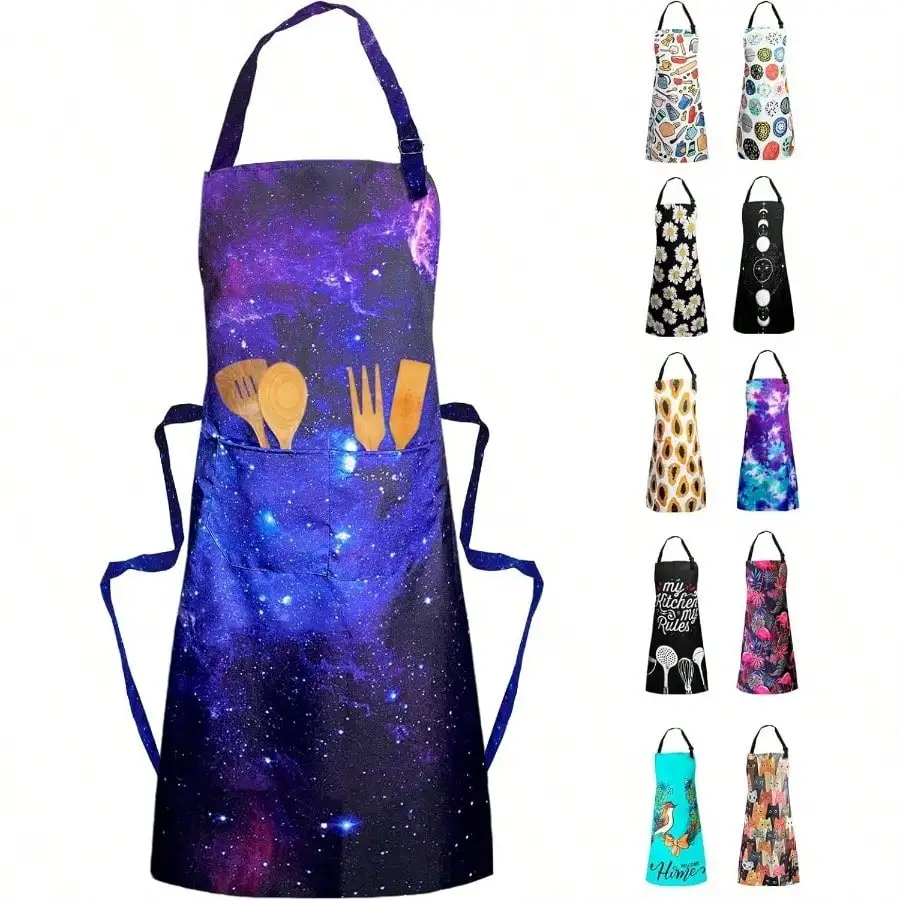 Adjustable Waterproof Apron Bib Apron With 2 Pockets Cooking Kitchen Aprons Women Men Chef
Adjustable Waterproof Apron Bib Apron With 2 Pockets Cooking Kitchen Aprons Women Men Chef