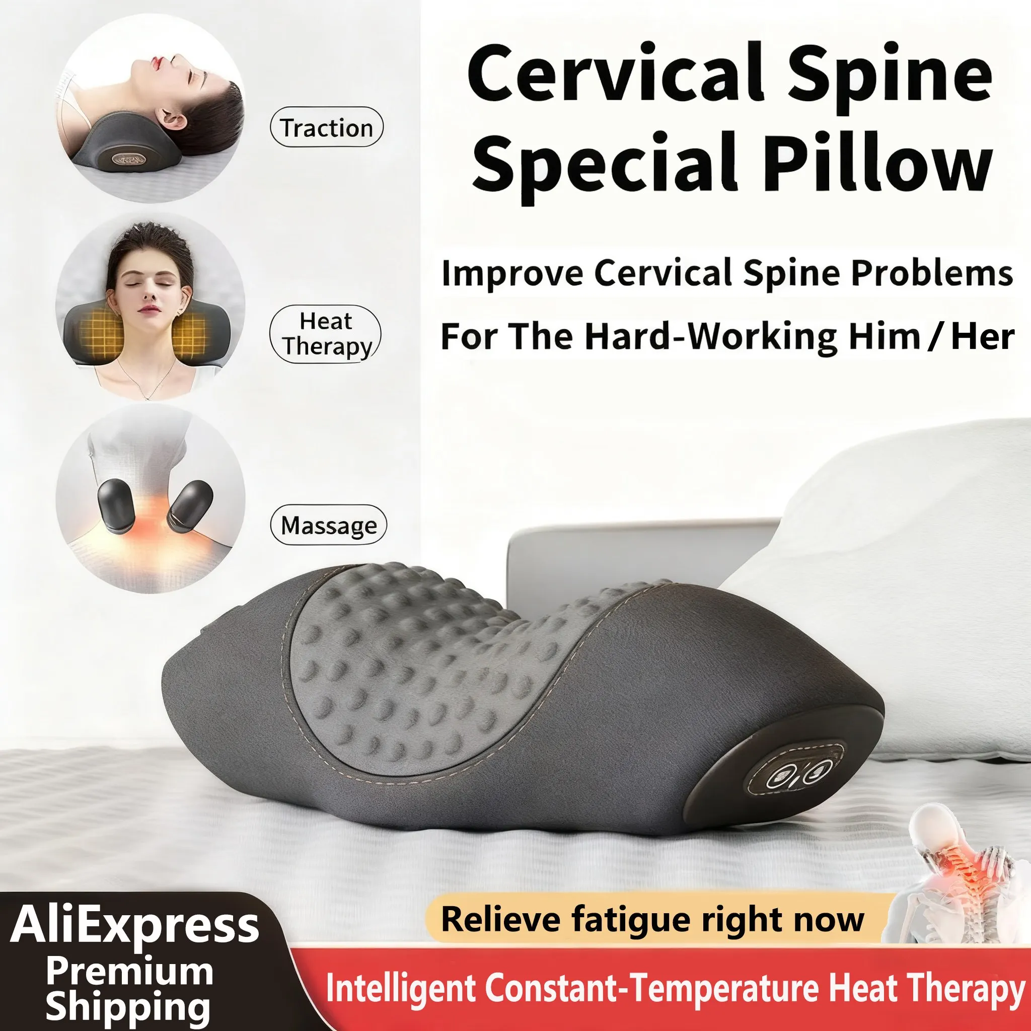 Electric Massager Cervical Pillow Vibration Massage Neck Traction Relax Sleeping Memory Foam Neck Guard Pillow Back Tractions
Electric Massager Cervical Pillow Vibration Massage Neck Traction Relax Sleeping Memory Foam Neck Guard Pillow Back Tractions