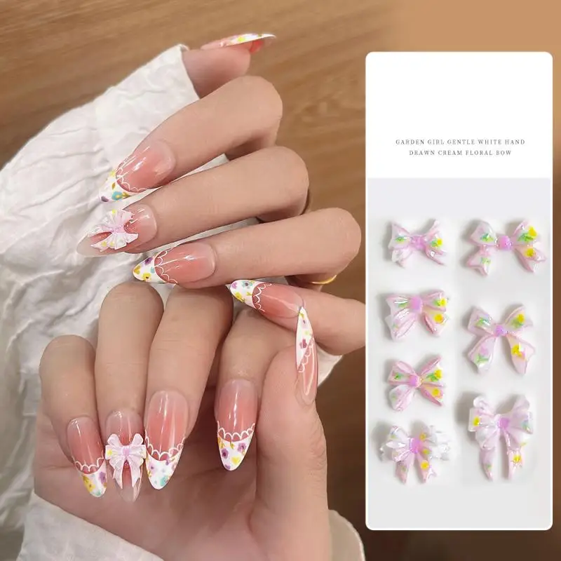 50pcs Color Ribbon Bow Nail Charms Parts Kawaii Pink White Bows Multiple-Design Decoration Accessories Nail Art Design Supplies
50pcs Color Ribbon Bow Nail Charms Parts Kawaii Pink White Bows Multiple-Design Decoration Accessories Nail Art Design Supplies