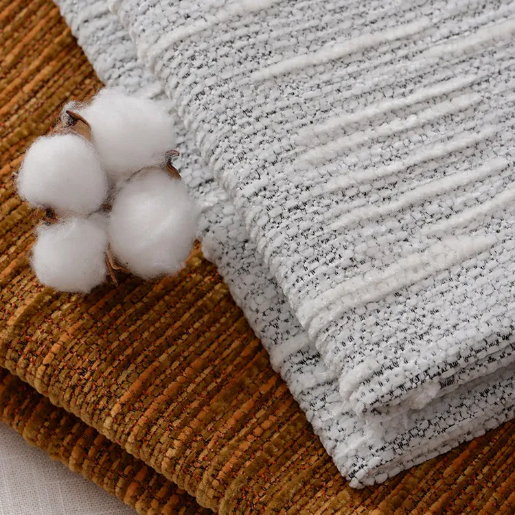 High End Chenille Fabric Yarn Dyed Jacquard Sofa Fabric Thickened Soft DIY Pillow Cushion Polyester-cotton Sofa Fabric 780g/m
High End Chenille Fabric Yarn Dyed Jacquard Sofa Fabric Thickened Soft DIY Pillow Cushion Polyester-cotton Sofa Fabric 780g/m