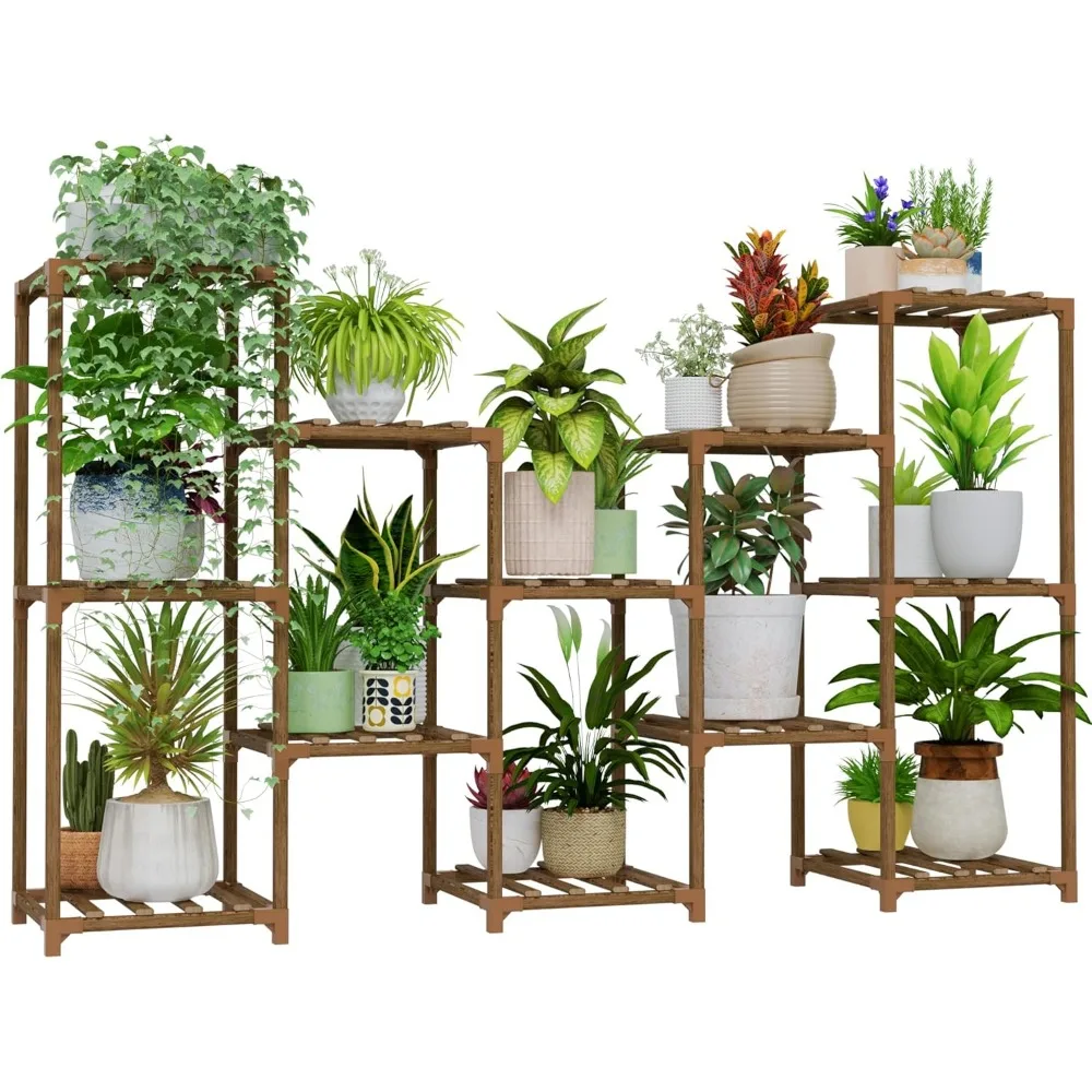 Large Wooden Plant Stand with 12 Racks for Indoor and Outdoor Use, Durable and Easy Assembly
Large Wooden Plant Stand with 12 Racks for Indoor and Outdoor Use, Durable and Easy Assembly