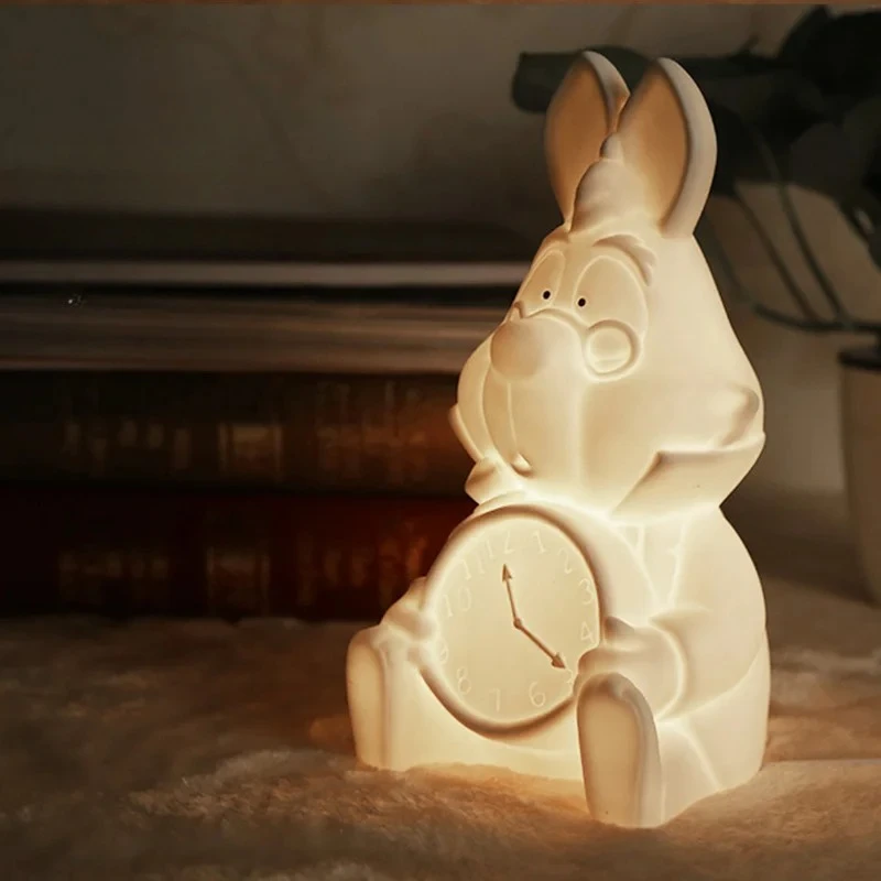 Anime Disney Alice in Wonderland White Rabbit Action Figure Night Light Lamp Bedroom Model Toy Decoration Christmas Gift
Anime Disney Alice in Wonderland White Rabbit Action Figure Night Light Lamp Bedroom Model Toy Decoration Christmas Gift