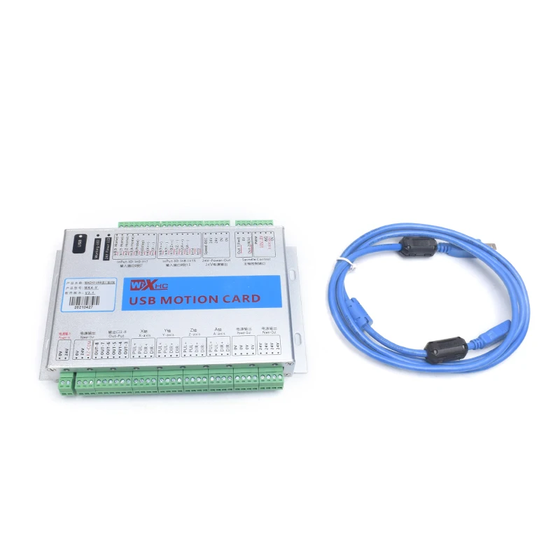 Hot Sell Xhc Mach3-4 Axis Controller USB Link Mach3 USB Motion Card Breakout Board 2000kHz CNC Board Mk4 Mach3 Control System
Hot Sell Xhc Mach3-4 Axis Controller USB Link Mach3 USB Motion Card Breakout Board 2000kHz CNC Board Mk4 Mach3 Control System