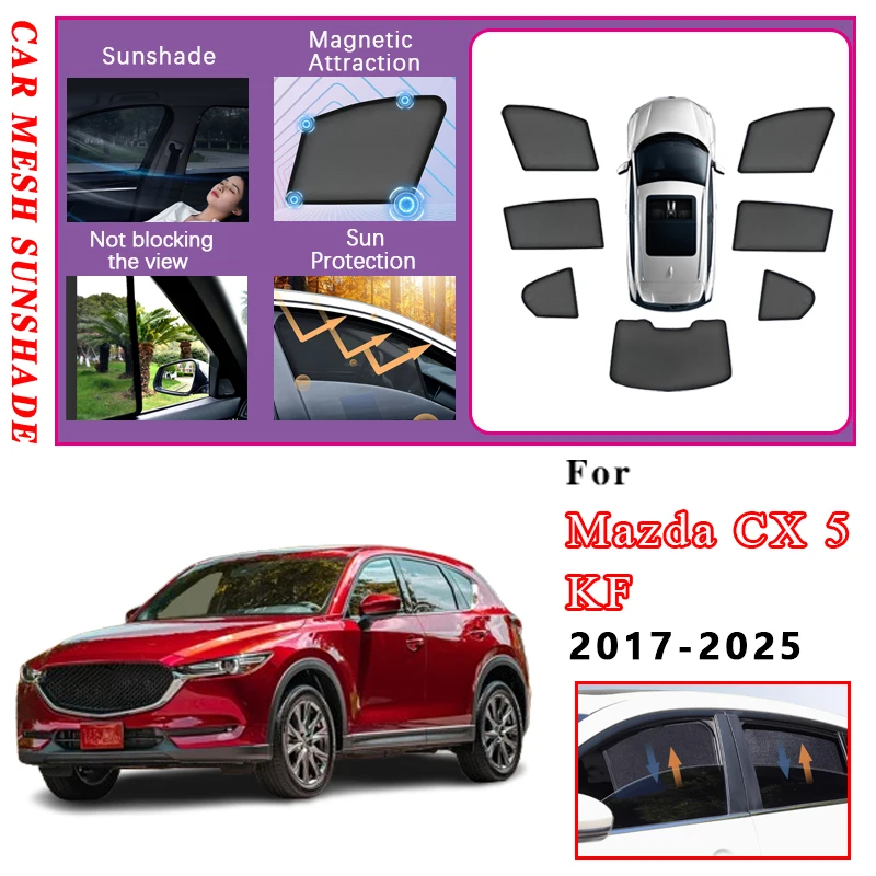 Auto Sunshades For Mazda CX 5 KF Tuning Accessories CX5 2017-2025 Anti-dirty Sun Visors Coverage Sunscreen Cover Window Sunhade
Auto Sunshades For Mazda CX 5 KF Tuning Accessories CX5 2017-2025 Anti-dirty Sun Visors Coverage Sunscreen Cover Window Sunhade