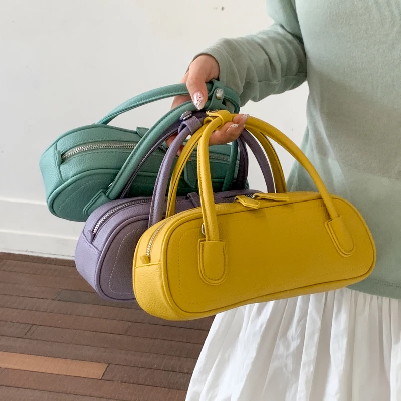 7 Colors Pu Leather Bag Ladies Small Handbag Trend Bowling Bag Female Versatile Storage Shoulder Crossbody Bag Fashion Tote
7 Colors Pu Leather Bag Ladies Small Handbag Trend Bowling Bag Female Versatile Storage Shoulder Crossbody Bag Fashion Tote