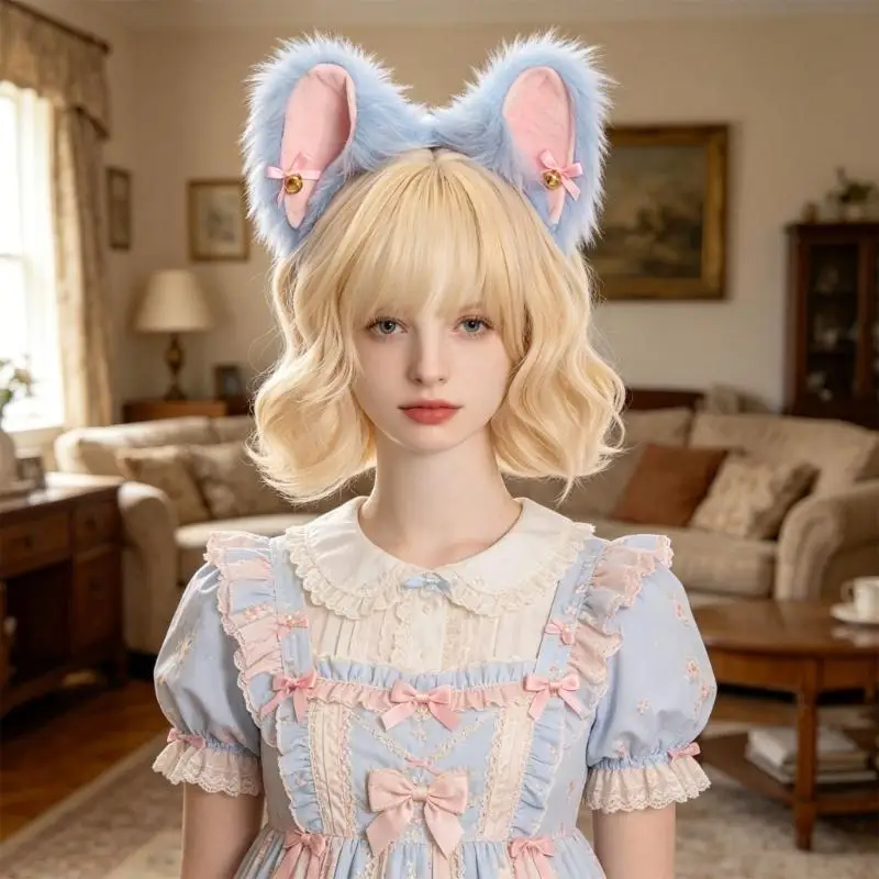 39BB Plush Puss Ear Hair Ornament Headpiece For Anime Fan And Collectors
39BB Plush Puss Ear Hair Ornament Headpiece For Anime Fan And Collectors