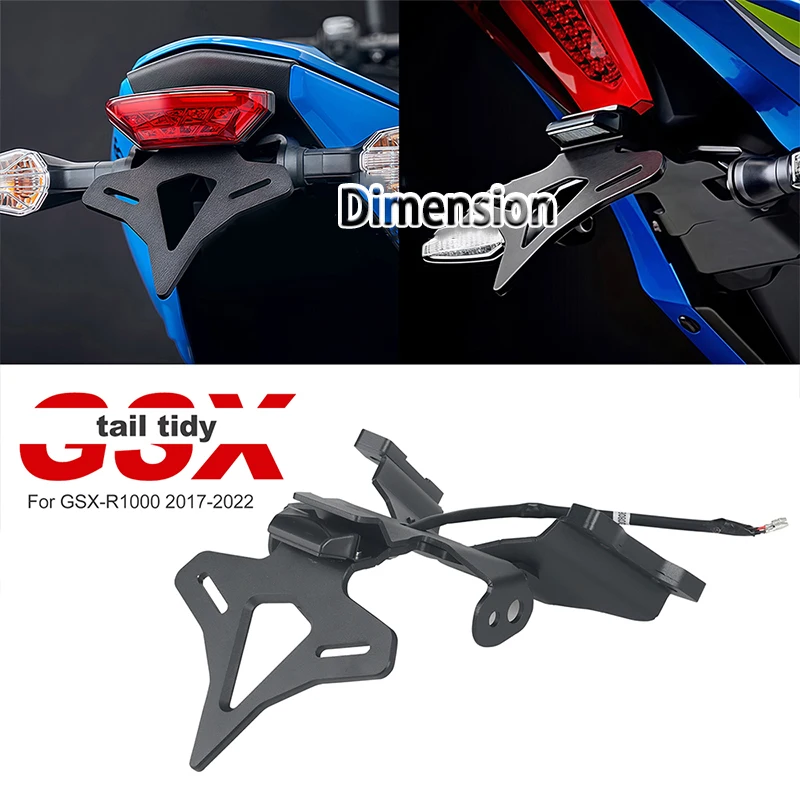 Motorcycle Rear Short Tail Stock License Plate Holder Tailstock Bracket Kit For Suzuki GSX-R1000 2017-2022
Motorcycle Rear Short Tail Stock License Plate Holder Tailstock Bracket Kit For Suzuki GSX-R1000 2017-2022