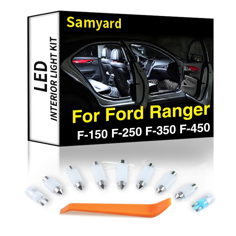 Керамический внутренний светодиодный светильник для Ford Ranger F-150 F-250 F150 F250 F350 F450 1986-2016 2017 2018 комплект автомобильного освещения Canbus
Керамический внутренний светодиодный светильник для Ford Ranger F-150 F-250 F150 F250 F350 F450 1986-2016 2017 2018 комплект автомобильного освещения Canbus