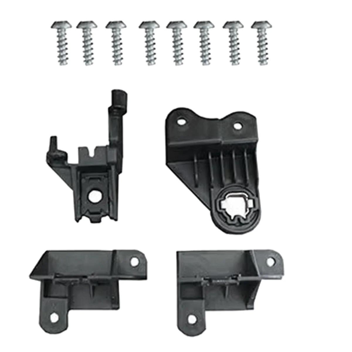 #809G Right Front Headlight Repair Bracket Mount Kits 63119477823 for BMW (Black)
#809G Right Front Headlight Repair Bracket Mount Kits 63119477823 for BMW (Black)