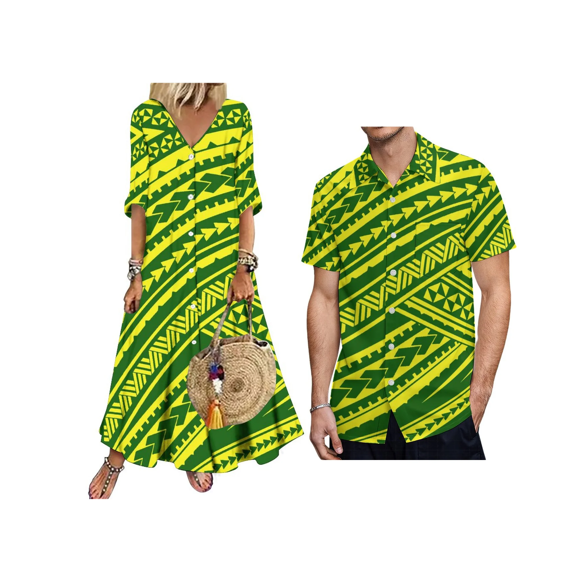 Breathable Samoa Luxury Design Party Dress Polynesian Sublimation Print Button Collar Long Sleeve Dress
Breathable Samoa Luxury Design Party Dress Polynesian Sublimation Print Button Collar Long Sleeve Dress